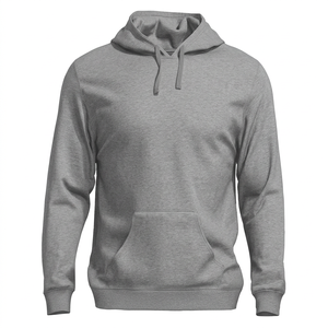 Lot de sweats à capuche basiques premium, couleur unie, en mélange de coton, confortables, décontractés, essentiels, vierges, vente en gros - Product Image 2