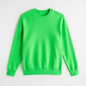 Sweat-shirt en coton écologique à col rond et manches longues, personnalisé avec logo, de haute qualité, pour hommes, sweat-shirts brodés en gros - Product Image 3
