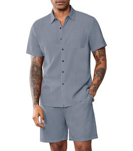 T-shirt Homme Col V Noir Uni Manches Courtes 2025/2026 100% Coton Doux Respirant Séchage Rapide Tissu Décontracté Impression Personnalisée - Product Image 2