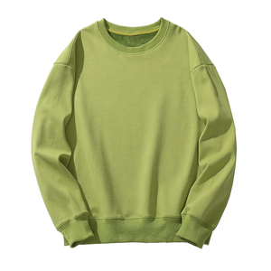 Sweat-shirt surdimensionné personnalisé pour hommes, impression de logo, broderie, col rond, sweat-shirt en coton de haute qualité, sweat-shirts pour hommes - Product Image 2