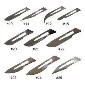 Medical #<b>10</b> #11 #<b>12</b> #20 #21 Surgical Knife Blades Stainless Steel Carbon Steel Instrument Set Manual Surgical Blades Surgical - Product Image 5