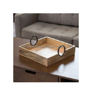 Fruits Brownie Bonbons Chocolat Affichage En Bois Plateau De Service En Bois BYTCD Fabriqué En Inde - Product Image 6