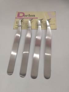 Pinces à cils en acier inoxydable japonais, marque privée, applicateur de cils, pinces courbées pour extensions de cils - Product Image 5