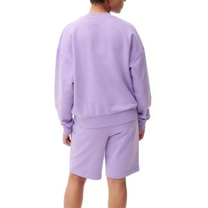 Sudadera personalizada de manga larga con puños acanalados elásticos, cómoda sudadera holgada de gran tamaño para mujer - Product Image 2