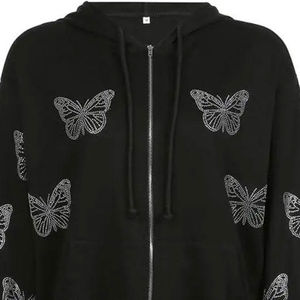 All Season Wear Unisex <b>Rhinestones</b> <b>Hoodies</b> Lightweight Top Trending Breathable Oversized <b>Rhinestones</b> Hoodie For Sale - Product Image 6