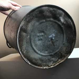 Industrial Metal <b>Bucket</b> with Durable Carry Handle - Product Image 4