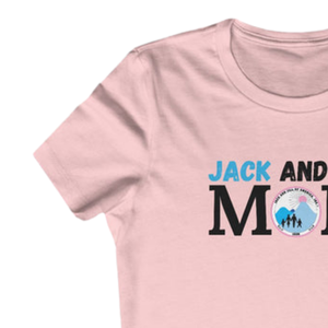T-shirt rose à motif « Family Legacy » pour femme, design « Mom », en coton doux, manches courtes, col rond, vêtement décontracté pour tous les jours - Product Image 6