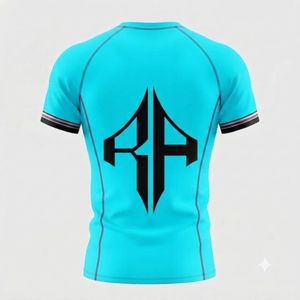 Nueva Camiseta Deportiva RIVIAN ATLANTIC de Manga Corta con Estampado por Sublimación, Cuello Redondo, Secado Rápido, Transpirable, Material de Spandex/Poliéster - Product Image 3