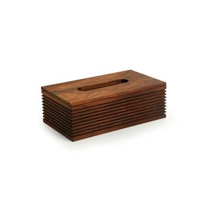 UNIVERSAL OVERSEAS Caja de pañuelos de madera tradicional china - Hecha a mano, ecológica, portátil para cualquier habitación, Modelo UO-WTB-0012 - Product Image 5