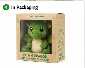 Lindo Peluche de Dragón, Juguete de Peluche de Dibujos Animados, Muñeco de Dragón Kawaii para Bebés, Regalo para Niños, Juguete de Peluche Súper Suave para Abrazar - Product Image 5