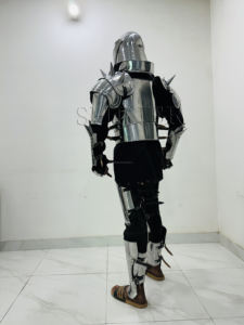 Medieval Alphonse Elric Full <b>Suit</b> of Armor Metal Alchemist Steel Armor ~ Alchemist Armor Steel Full Body Costume for Halloween - Product Image 4