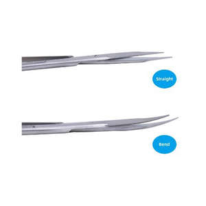 Ciseaux chirurgicaux Iris en acier inoxydable courbés 115 mm manuels par SurgiRight - Product Image 4