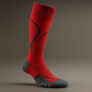 Chaussettes pour hommes jetables en coton respirant, non tissées, personnalisées avec logo, de haute qualité, imprimées, bicolores, pour l'été, à compression - Product Image 4