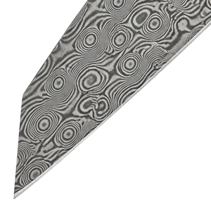 Couteaux pliants à lame style Damas avec poignée en fibre de carbone noire, clip de poche, finition premium, compact, pour un usage quotidien - Product Image 3