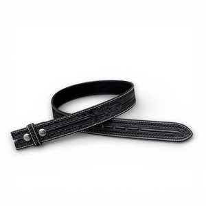 Ceinture en cuir pleine fleur à boucle à pression, gravure UV, 100% cuir de vachette véritable, faite à la main, couleur personnalisée, style classique, largeur 1-1/2 pouces - Product Image 2