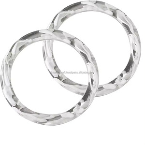 Femmes eau ondulation résine poignée sac à main beau Bracelet époxy cercle porte-clés bijoux à la mode anneau sûr élégant - Product Image 5