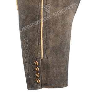 Shorts en cuir suédé de vache allemande pour hommes, Lederhosen bavarois, Lederhosen allemands authentiques, shorts en cuir de haute qualité - Product Image 4