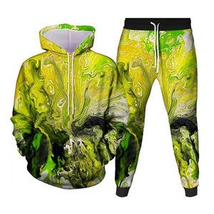 Service OEM – Ensemble de survêtement d'hiver en polyester épais, coupe-vent et réversible, personnalisable sur mesure pour homme, avec capuche unie et vierge pour sublimation - Product Image 3