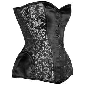 Corsés para mujer, sexys, moldeadores, modernos, de brocado y satén, para tallas grandes, transpirables. - Product Image 2