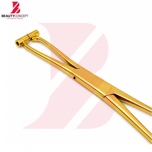 Pinza Pennington Chapada en Oro de Primera Calidad, Pinza para Perforaciones Corporales de Acero Inoxidable, Herramienta Quirúrgica Profesional - Product Image 5