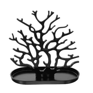 Support à bijoux en métal classique, organisateur de rangement décoratif pour colliers, boucles d'oreilles, bracelets, bagues, pour la maison, la coiffeuse et la table de maquillage - Product Image 3