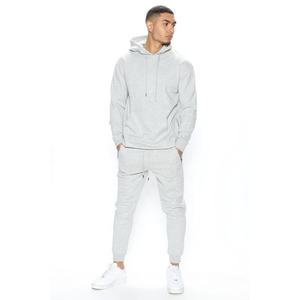 Vente en gros de pantalons d'entraînement décontractés pulls à capuche pour hommes ensemble de survêtement de jogging grande taille en coton molletonné personnalisé pour printemps et automne - Product Image 5