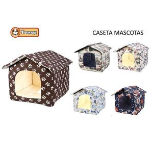 Yommy Pet House Soft Fabric <b>Dog</b> <b>Bed</b> Indoor Outdoor Use - Product Image 1