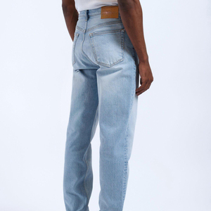 Pantalones Vaqueros Ajustados de Última Moda para Hombre, Corte Slim, Color Sólido, Largos, de Mezclilla, de Alta Calidad, Casuales, Lavados con Piedras - Product Image 2