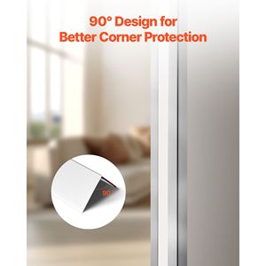 Protezione Angolare in Lega di Alluminio 2 X 2 X 48 Pollici, Confezione da 12, Protezioni per Bordi in Metallo, Angolo a 90 Gradi a Forma di L - Product Image 4