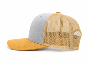 Custom Embroidered Trucker <b>Cap</b> 6-Panel Adjustable Brim Unisex Casual Solid Color Cotton Twill <b>Hat</b> Front Logo Placement - Product Image 3