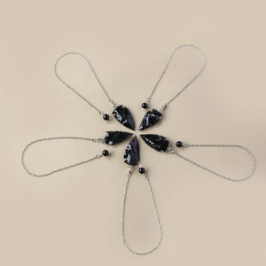 Meilleures ventes en gros : Pendule en pointe de flèche de cristal noir personnalisé, fait main et poli, artisanat en pierre semi-précieuse pour la méditation Feng Shui - Product Image 6