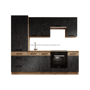 Elegantes muebles de madera, armarios de cocina para mejorar la cocina en apartamentos o villas, muebles para el hogar - Product Image 2