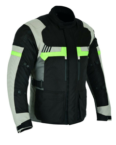 Veste en textile pour moto Cadoura, été, respirante, logo imprimé sur le devant, unisexe, manches longues - Product Image 1