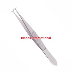 คีมจับติดกระจกตาคุณภาพสูง BISONS รุ่น Green Fixation Forceps สำหรับศัลยกรรมจักษุ ปลายรูปตัว T ผลิตจากสแตนเลส ได้รับมาตรฐาน CE ISO - Product Image 3