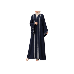 Trendy Middle East Style Dubai Abaya Women Muslim <b>Dress</b> Machine Embroidered for Women Islamic Clothing Modest <b>Loose</b> Fit <b>Dress</b> - Product Image 5