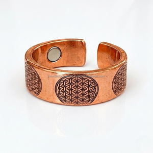 Joyería Devocional Bio Magnética al por Mayor • Pulsera Unisex Ajustable con Mandala Esotérico - Product Image 2