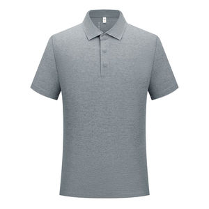 Chemise polo de golf en polyester haute performance, protection, séchage rapide, respirante, logo brodé personnalisé, chemises polo pour hommes - Product Image 3