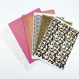 Silk screen <b>printed</b> handmade <b>paper</b> with artisan designs OEM wholesale private label export quality for global buyers. - Product Image 1
