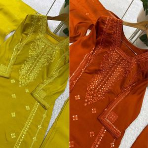 Traje indio Anarkali Salwar Kameez con dupatta, listo para usar, ropa étnica para mujeres adultas, para fiestas. - Product Image 5