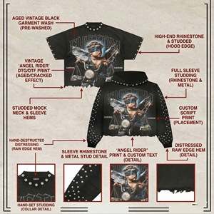 ผู้ผลิตเสื้อฮู้ดดี้ผู้ชายแบบสั่งทำ เสื้อผ้าสตรีทแวร์ผ้าฝ้ายทรงโอเวอร์ไซส์ลำลอง ไหล่ตก ทรงหลวม เสื้อฮู้ดดี้แบบหนา ซักย้อมสีเอซิด สำหรับผู้ชาย - Product Image 5