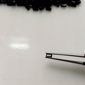 Onyx noir naturel, pierres précieuses en vrac taille baguette 3x1,5MM pour la fabrication de bijoux, Red Mountain Gems - Product Image 3