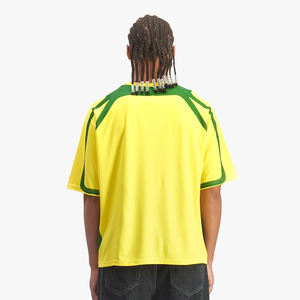 Maillot de football personnalisé imprimé par sublimation pour hommes, t-shirt de sport à séchage rapide, vente en gros OEM, logo brodé personnalisé - Product Image 6