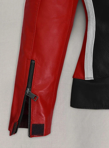 Veste de motard en cuir véritable imperméable pour femme, style Money Heist Ursula, pour l'automne/hiver/printemps, toute nouvelle - Product Image 4