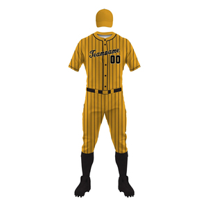 ชุดเบสบอลผู้ใหญ่คุณภาพสูง ระบายอากาศได้ดี ลายพิมพ์ซับลิเมชั่น สีพื้น สำหรับผู้ชาย ขายส่ง - Product Image 1
