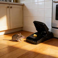 Outils de lutte antiparasitaire, piège à rats automatique et humain, tue instantanément les rats grâce à une puissante ressort