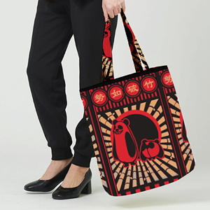 Bolso de mano de polialgodón de diseño personalizado de alta calidad con lona de algodón de impresión digital para regalos bolsos de algodón de lona - Product Image 1