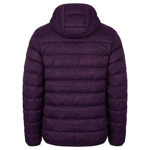 Wholesale Men's Winter Jacket Quilted Hooded Outerwear Lightweight <b>Padded</b> <b>Coat</b> with Comfortable Fit - Product Image 3