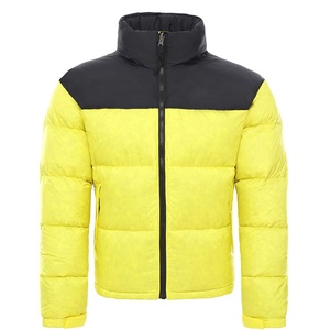 Custom Logo Duck OEM Man Windproof Puffy Coat Hooded Winter Streetwear with <b>Pattern</b> Decoration <b>Quilted</b> Puffer <b>Jacket</b> for Men - Product Image 6