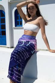 Paréo de plage pour femme Mystyle Fashions, couleur unie, léger, en polyester, décontracté, pour l'été - Product Image 2