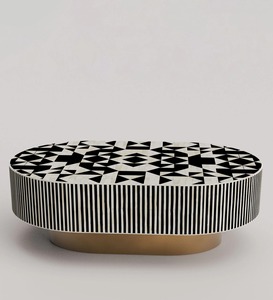 Mesa de Centro de Hueso de Camello con Incrustaciones de Hueso Hecha a Mano, Diseño Moderno Indio, la Mejor Calidad en Muebles para el Hogar, Venta Caliente 2026 - Product Image 4